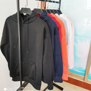 Taille asiatique unisexe hommes 100% polyester polaire pas cher OEM blanc personnaliser Logo cordon sweat à capuche sweat à capuche à capuche - Product Image 4