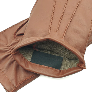 Gants en cuir de luxe pour hommes et femmes Gants d'hiver chauds pour écran tactile Gants de conduite respirants pour usage quotidien en extérieur - Product Image 3