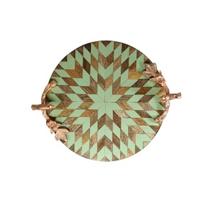 Grand plateau en bois de qualité supérieure, parfait pour divertir les invités, fromage, fruits, collations, apéritifs, desserts, centre de pain, décor - Product Image 2