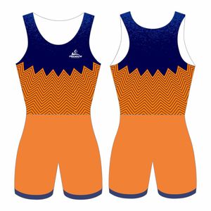 Diseño libre de lucha libre personalizado Singlets Sublimación Spandex Wrestling Wear Mens Wrestling Singlet - Product Image 5