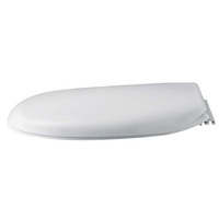 C.R. Abattant de toilettes intelligent de conception italienne moderne en résine de polypropylène durable pour usage domestique et hôtelier, fonction normale, anti-odeur, blanc