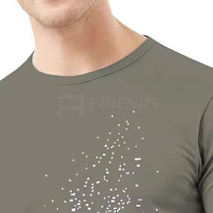 Camisetas Modernas con Pedrería para Hombre, 100% Algodón, Tejido de Punto, Ligeras, Cómodas, Estilo Casual y Elegante - Product Image 5
