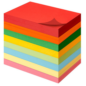 Yuanhao 100 Sheets A4 Colored <b>Copy</b> <b>Paper</b> 80g 20 Mixed Colors for Crafts Printing Folding - Product Image 3