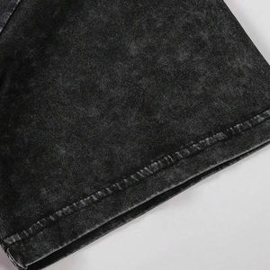 Últimas camisetas de gran tamaño impresas con pantalla de lavado ácido de moda para hombres 100% hombro caído de bambú de alta calidad nuevo diseño para Fitness - Product Image 4