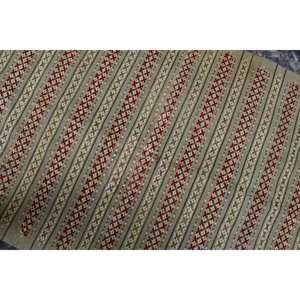 Traditional Green Red Wool <b>Rug</b> 3.6 X 5.9ft Vintage Turkish Large Area Rectangle <b>Abstract</b> Patchwork Halls Design Latex for Room - Product Image 5