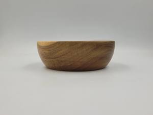 Bol en bois d'acacia de haute qualité D15H5 cm, écologique, minimaliste, Vietnam, Huhipro naturel pour le camping - Product Image 6
