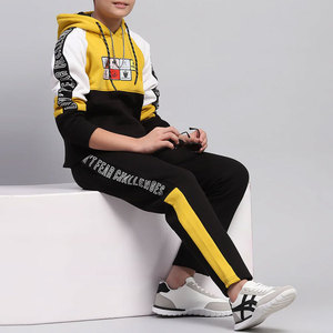 Conjunto de ropa deportiva para niños para correr, saltar y jugar, Top informal con cremallera y pantalones de Jogger, chándal para salidas - Product Image 2