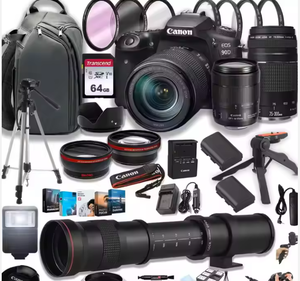 Appareils photo NEUF d'origine 18-135 IS USM Len + Kits d'accessoires Appareils photo reflex numériques complets - Product Image 1