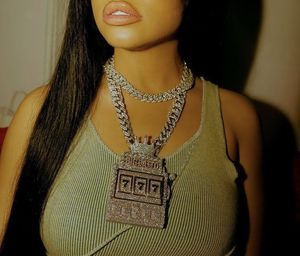 Colgante de Cruz con Diamantes de Moissanita Brillante, Joyería Hip Hop, Colgante Personalizado con Incrustaciones de Diamantes, Plata de Ley 925 - Product Image 2