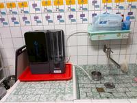 Système de filtration d'eau RO portable sans prise, manuel, sans réservoir, en plastique, pour comptoir, avec filtre trois-en-un, design écologique