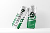 알코올 음료 카멜 맥주 500ml 캔 포장 베트남 양조 공장 OEM 수출 제품