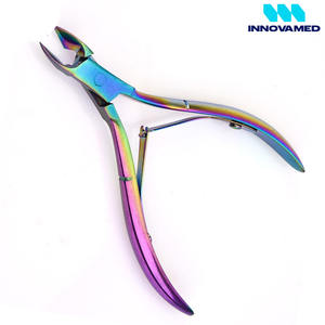 Coupe-cuticules professionnel robuste pour ongles de pieds, modèle Rainbow, vente en gros directe usine INNOVAMED - Product Image 2
