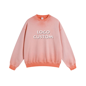 Sudaderas de Invierno para Hombre, Cuello Redondo, Corte Regular, 100% Algodón, con Logotipo Bordado Personalizado OEM - Product Image 4