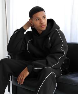 Nueva Sudadera con Capucha de Invierno Personalizada para Hombre, Servicio OEM, Cómoda, Mangas Largas, Forro Polar, Cortavientos, Talla Grande - Product Image 3