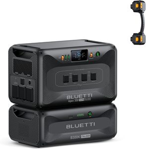 100% New BLUE TTI Apex 300 <b>Solar</b> <b>Generator</b> & 2 B300K with 2 200W <b>Solar</b> Panels 8294.4Wh LFP Battery Backup with 6 3840W AC Outlet - Product Image 2