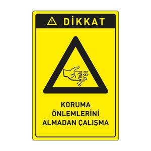 Produit de sécurité Levha pour le travail sans prendre des mesures préventives Dikkat Koruma - Product Image 1