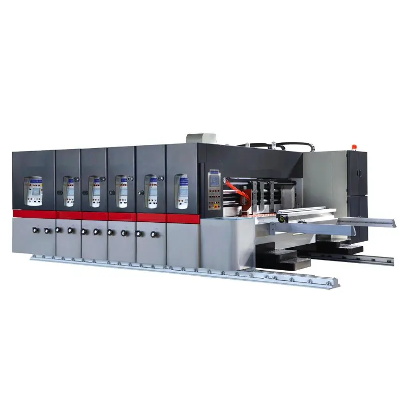 Automatic Flexo Printing Slotting Die-cutting Machine Corrugated Cardboard Printer Machine for Carton Box