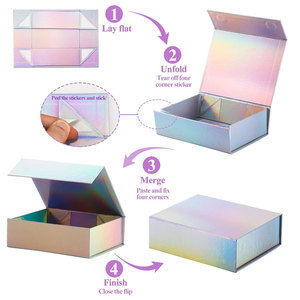Échantillon gratuit universel Boîte de luxe personnalisée Offre Spéciale Boîte en carton de luxe avec logo personnalisé - Product Image 4