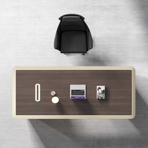 Bureau de direction en L extensible, moderne et luxueux, en bois, facile à assembler, écologique, marque ML - Product Image 4