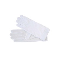 Guantes de Invierno Dada Chiragh de Cuero, Completos, con Cierre de Cremallera, Compatibles con Pantalla Táctil, Transpirables, Ecológicos, Personalizables, Blancos