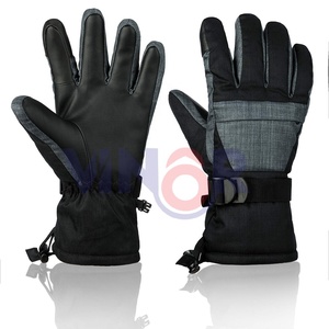 La mejor Fabricación, guantes de esquí cálidos de dedo completo de calidad superior, superventas, estilo único para escalada de montaña, cierre con cordón - Product Image 1