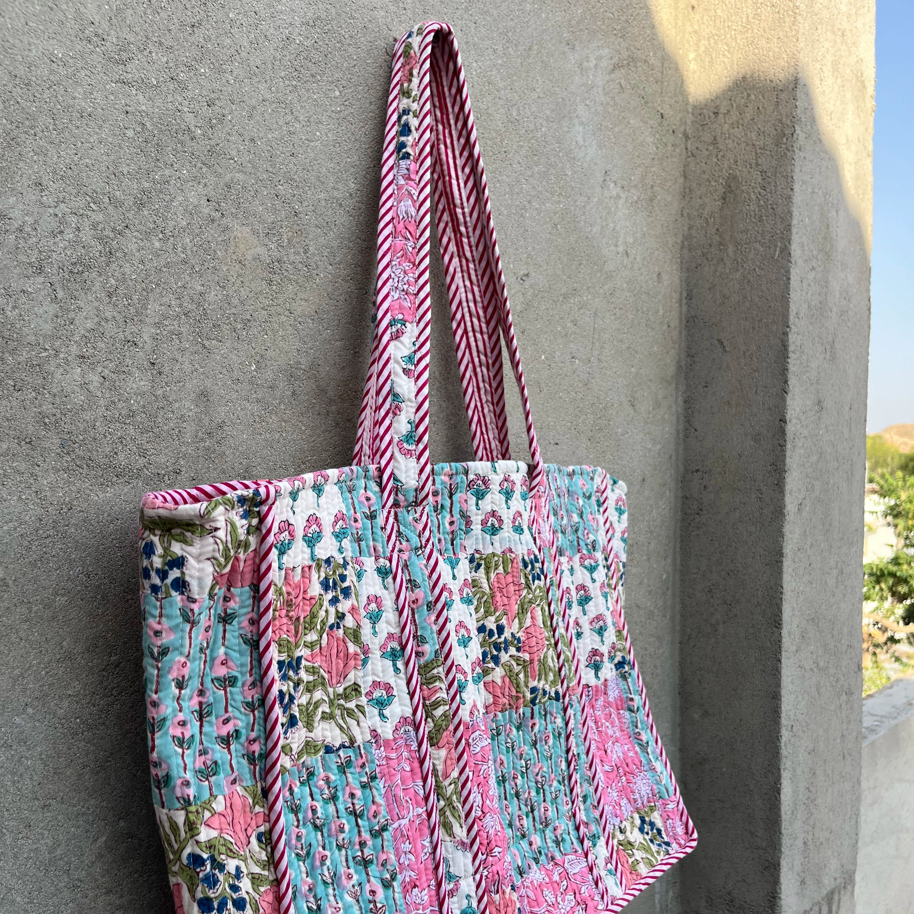 Upcycled Plastic Bag Trend Handmade Patchwork Bags Bohemian Style
