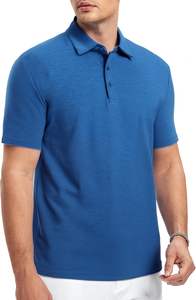 Polo de Golf Unisex de alta calidad, Polo informal de manga corta de secado rápido que absorbe la humedad con impresión Digital personalizada - Product Image 6