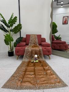 Vente en gros Banarasi sari en soie douce pour les festivals de mariage dernière conception sud de l'Inde pour les mariages d'été et d'hiver - Product Image 4