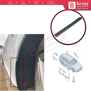 บังโคลนหน้าขวา BSP1016-2 ป้องกันเศษหิน รุ่น 8K0853824C สำหรับ A4 MK4 8K5 B8 - Product Image 5