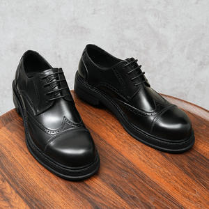 Zapatos Oxford para hombre de nuevo diseño, transpirables, de cuero genuino, formales, casuales y de negocios. - Product Image 3