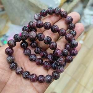 Venta al por mayor de cristal piedra Natural citrino lapislázuli verde Aventurina granate amatista rosa cuarzo pirita hematita 8mm pulseras - Product Image 2