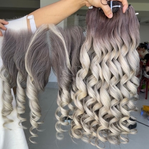 Extensiones de Cabello Fino de Alta Calidad para Bebés con Frontal y Paquetes para Hacer Pelucas - Product Image 1