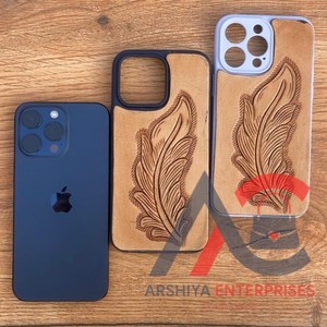 ใหม่Handmadeสไตล์Toolledหนังเคสโทรศัพท์ส่วนบุคคลVINTAGE LUXURYคุณภาพสูงToolledดอกไม้สําหรับIPhone 15 PRO MAX - Product Image 1