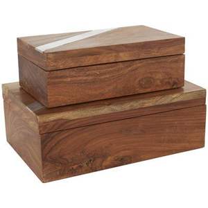 Better Handmade Wooden Storage <b>Box</b> Handcrafted Design Natural Wood <b>Box</b> Mango and Acacia Wood <b>Keepsake</b> <b>Box</b> with Multiple Use - Product Image 1