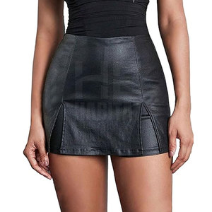 กระโปรงหนังแท้ระบายอากาศได้ดี รุ่นมินิสเกิร์ตสำหรับผู้หญิง ผ้าคุณภาพดี ดีไซน์ทันสมัย เหมาะสำหรับใส่ไปงานปาร์ตี้ - Product Image 4