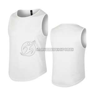 Débardeur sportif à séchage rapide pour hommes, taille XL, respirant, sans manches, fitness, entraînement musculaire, t-shirt de sport, imprimé uni - Product Image 5