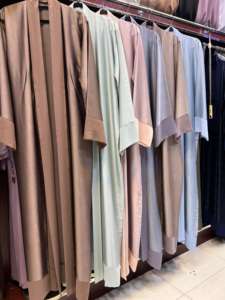 2025 Dubai luxe Abaya beau noir traditionnel islamique vêtements pour femmes arabie saoudite Abaya Dubai Abaya vêtements musulmans - Product Image 2