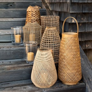 Nouveau produit bougeoir en bambou décoration de la maison de Noël HNH Craft Vietnam - Product Image 6