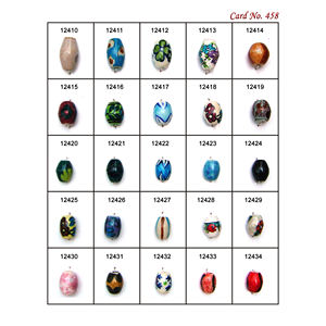 Perles en céramique fabriquées en Inde, perles uniques faites à la main, parfaites pour la création de bijoux, projets élégants au meilleur prix de gros - Product Image 6