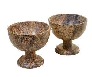 Taza de helado de piedra de mármol, cuencos del desierto, cuencos de tazas de helado de mármol - Product Image 5