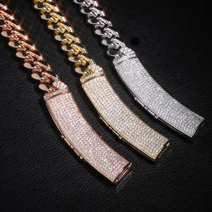 Collar de diseño romano vintage unisex, joyería de moda de acero inoxidable con piedra de diamante para uso diario - Product Image 5