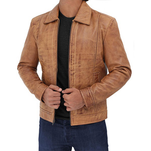 Vestes en cuir d'hiver pour hommes, manteaux grande taille, vestes jeans - Product Image 3