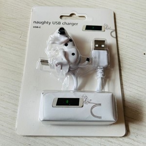 Nuevo y Creativo Cable de Carga <span class=keywords><strong>Rogue</strong></span> Dog V8 Compatible con Apple Tipo-C y Android USB, Popular Cable de Datos para Teléfono Móvil con Diseño de Cachorro - Product Image 3