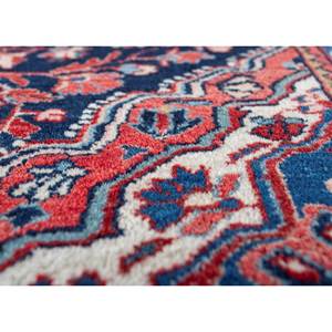 Tapis en laine noués à la main Aalam, style kilim, motif médaillon rouge-orange, pour usage domestique - Pae-4464, dimensions 9x12, pour entrée, couloir, salon - Product Image 3