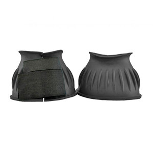 Botas de Protección para Caballos de Cuero Genuino Occidental, Duraderas y de Primera Calidad, con Doble Cierre y Diseño Acanalado para Protección en Equitación - Product Image 2