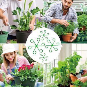 4 Pcs Tige de plante réutilisable Supports de différentes tailles Piquets de plante grimpante pour utilisation dans le jardin intérieur - Product Image 3