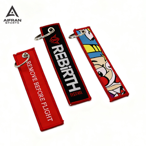 Llavero AIFRAN de PVC y Goma Resistente con Bordado de Doble Cara para Automoción y Deportes. - Product Image 1