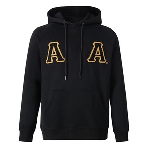 Sweat à capuche personnalisé vert premium d'hiver pour femmes et hommes, sororité pour denim, 100% coton avec broderie - Product Image 4