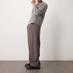 เสื้อยืดซักกรดแขนยาวสำหรับผู้ชายเสื้อยืดซักกรดแขนยาวสำหรับผู้ชายเสื้อยืดซักแบบย้อนยุคโลโก้ได้ตามต้องการ - Product Image 3