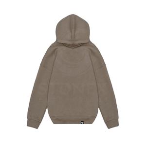 Venta al por mayor 100% de algodón sudaderas con capucha de lana para los hombres de calidad superior Super suave patrón sólido de invierno de punto con capucha cuello - Product Image 1